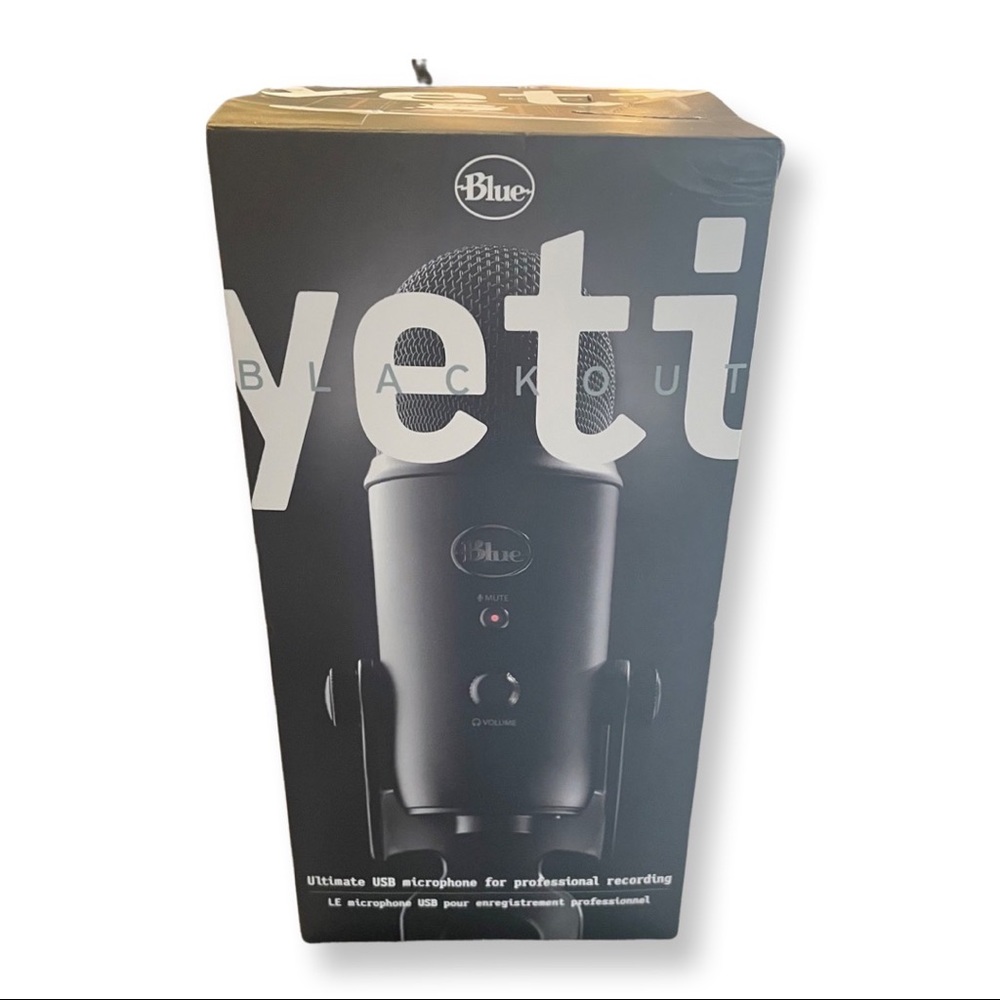 Yeti blackout professional USB microphone by blue
